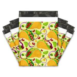 10x13 Tacos Designer Poly Mailers Shipping Envelopes Premium Printed Bags