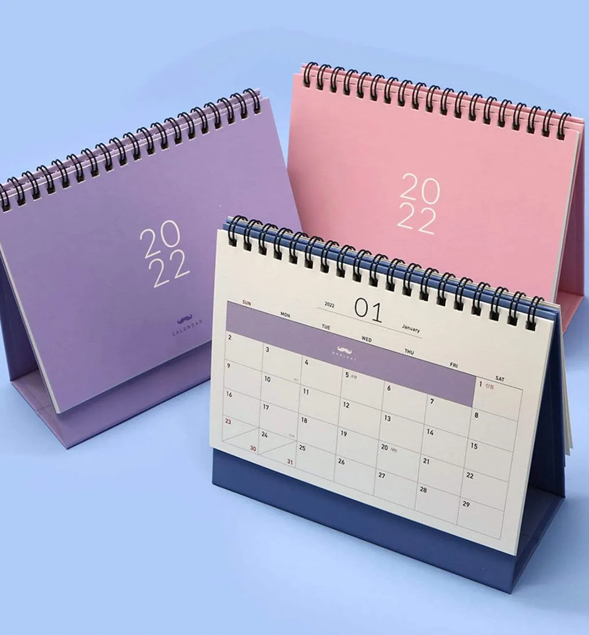 2022 Pastel Desk Calendar