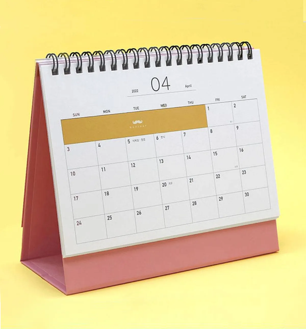 2022 Pastel Desk Calendar