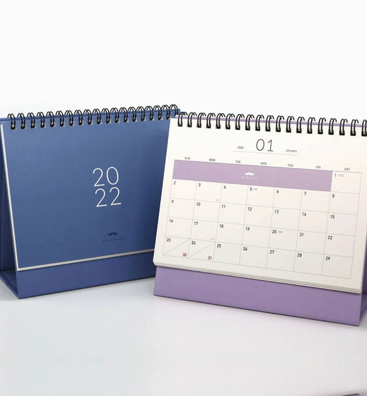 2022 Pastel Desk Calendar