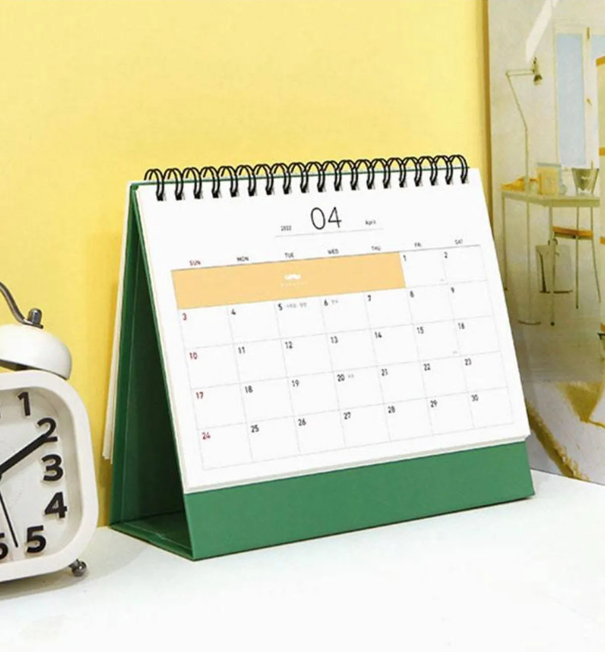 2022 Pastel Desk Calendar