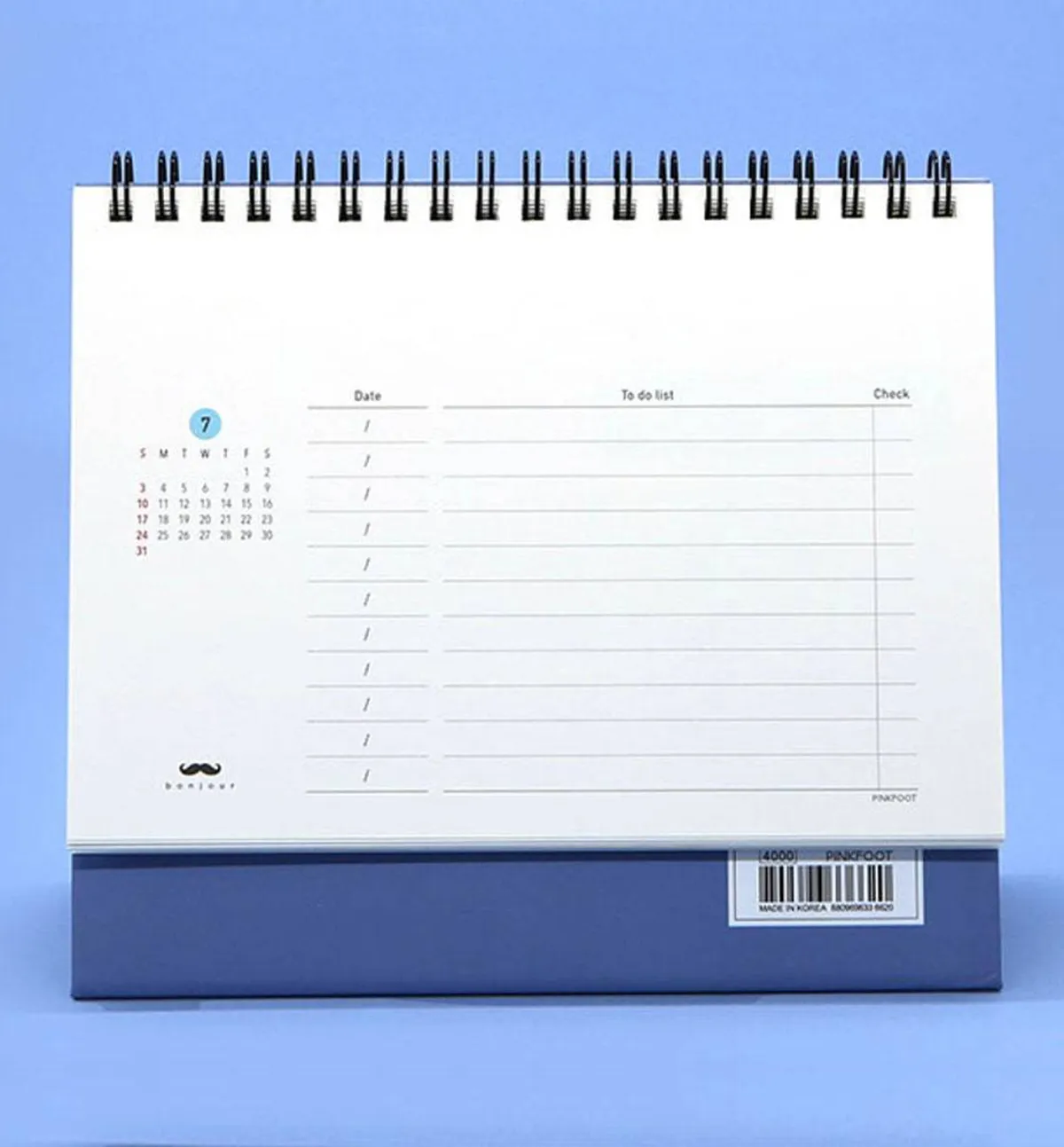 2022 Pastel Desk Calendar