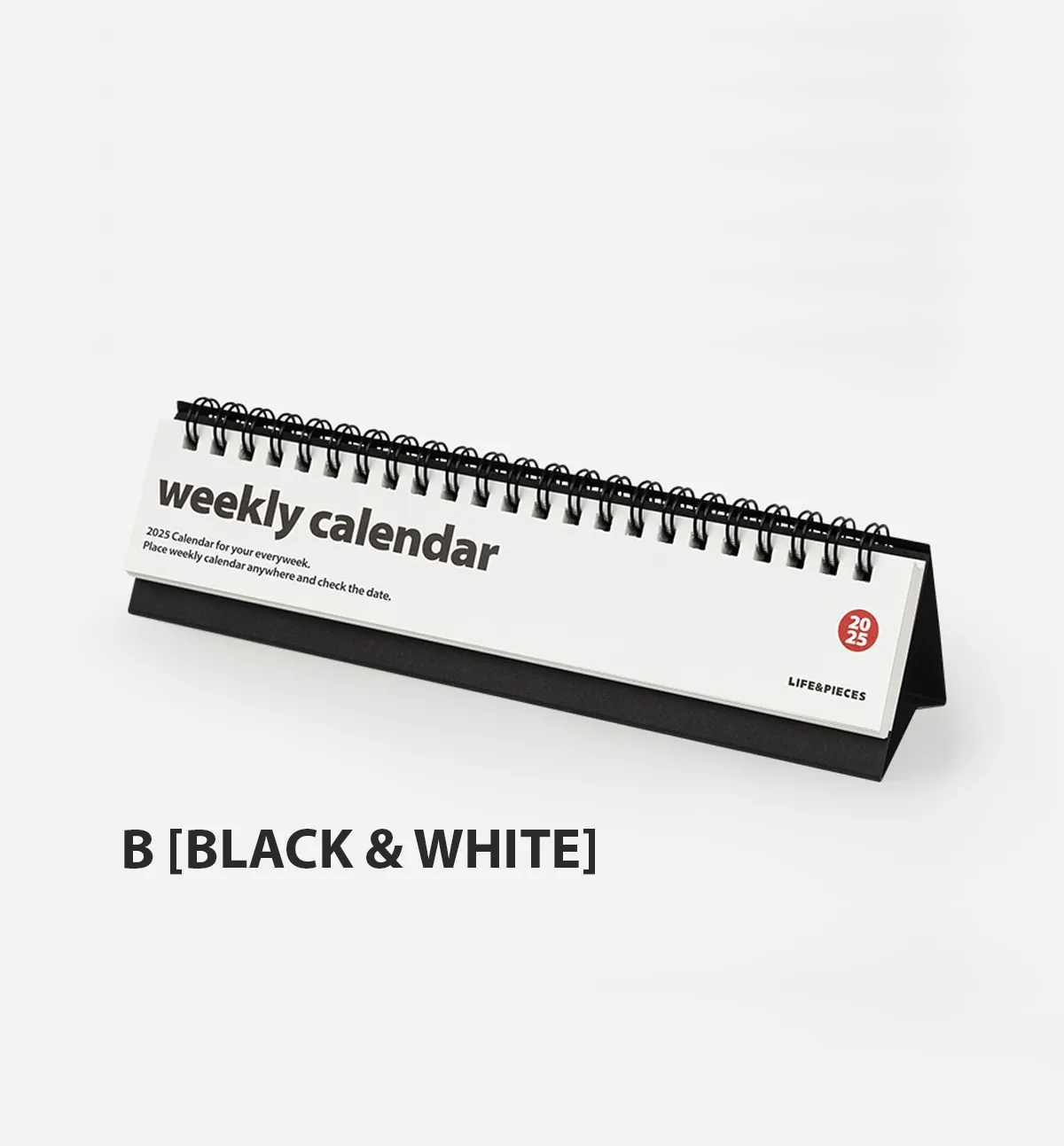 2025 Life & Pieces Weekly Desk Calendar