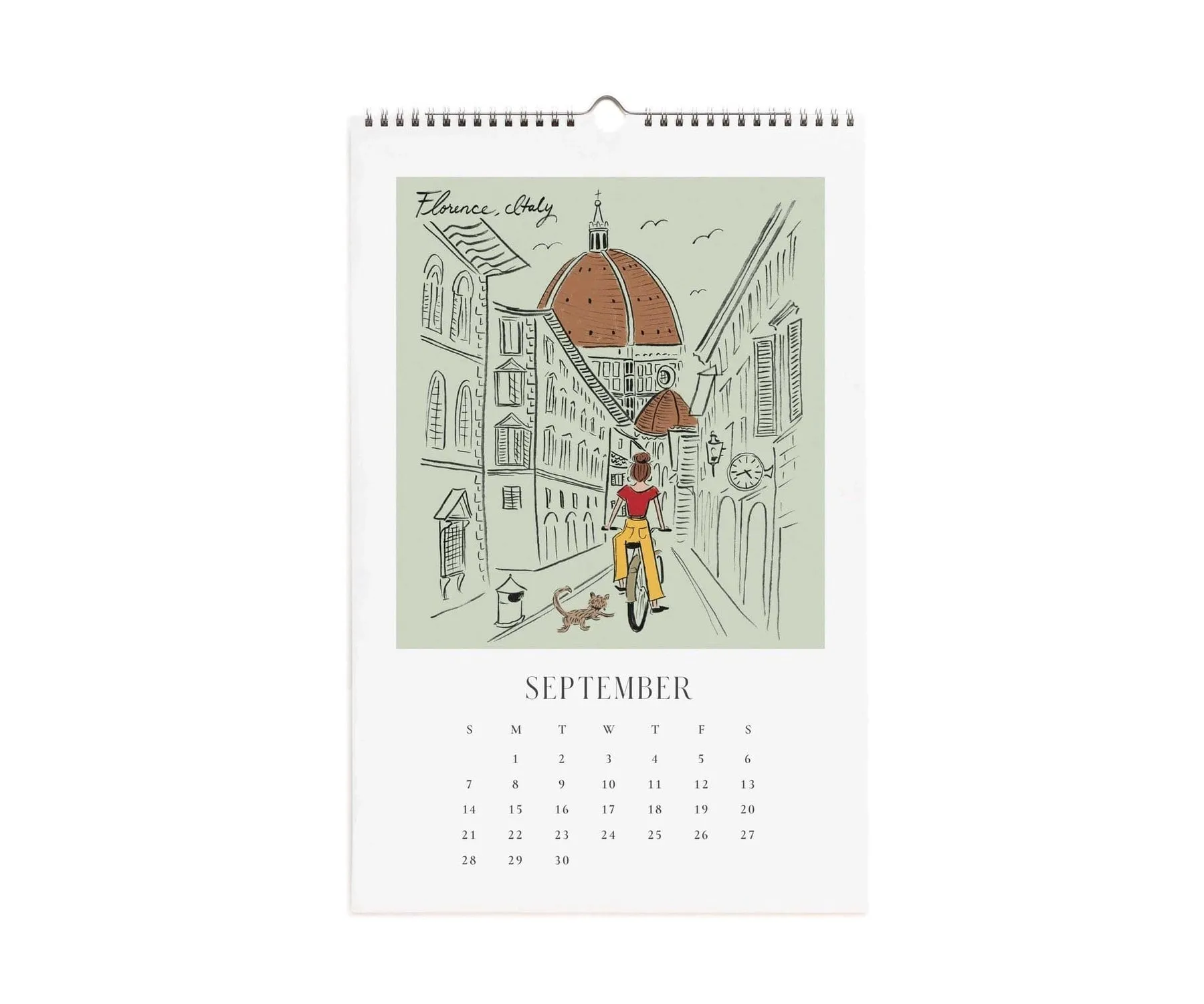 2025 Travel Sketchbook Wall Calendar