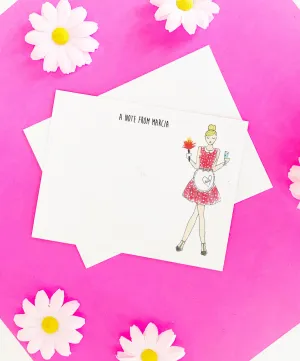 50's Housewife Personalized Stationery