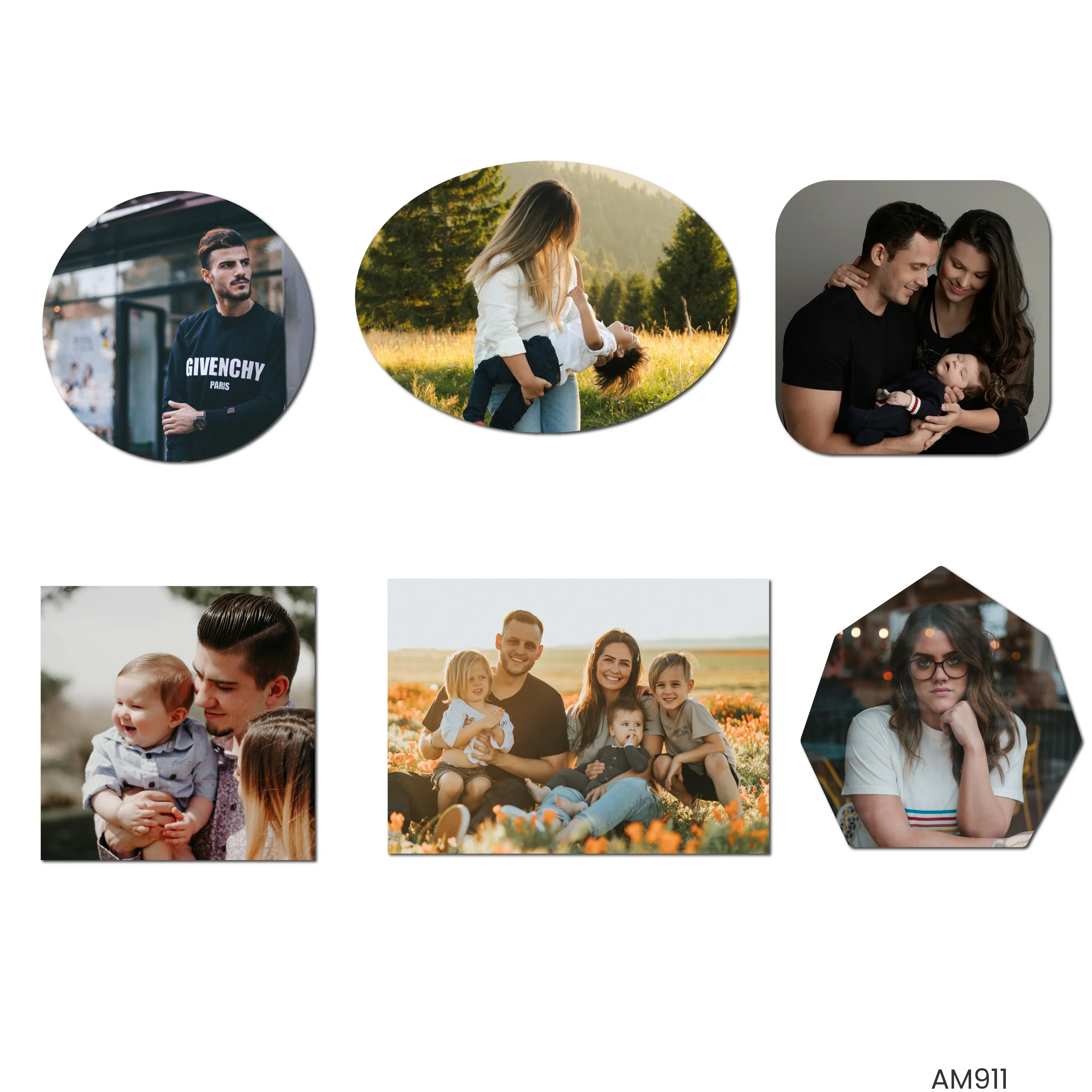 Acrylic Photo Fridge Magnets