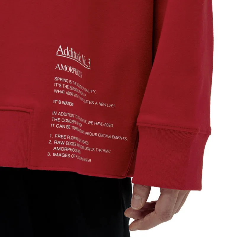 ADD Additude No.3 Sweatshirt Red