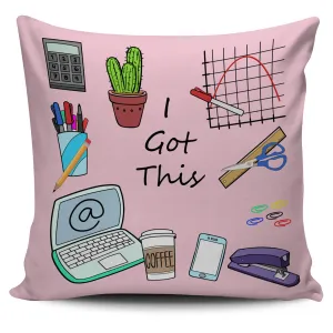 Administrative Assistant Pattern Pillow Cover