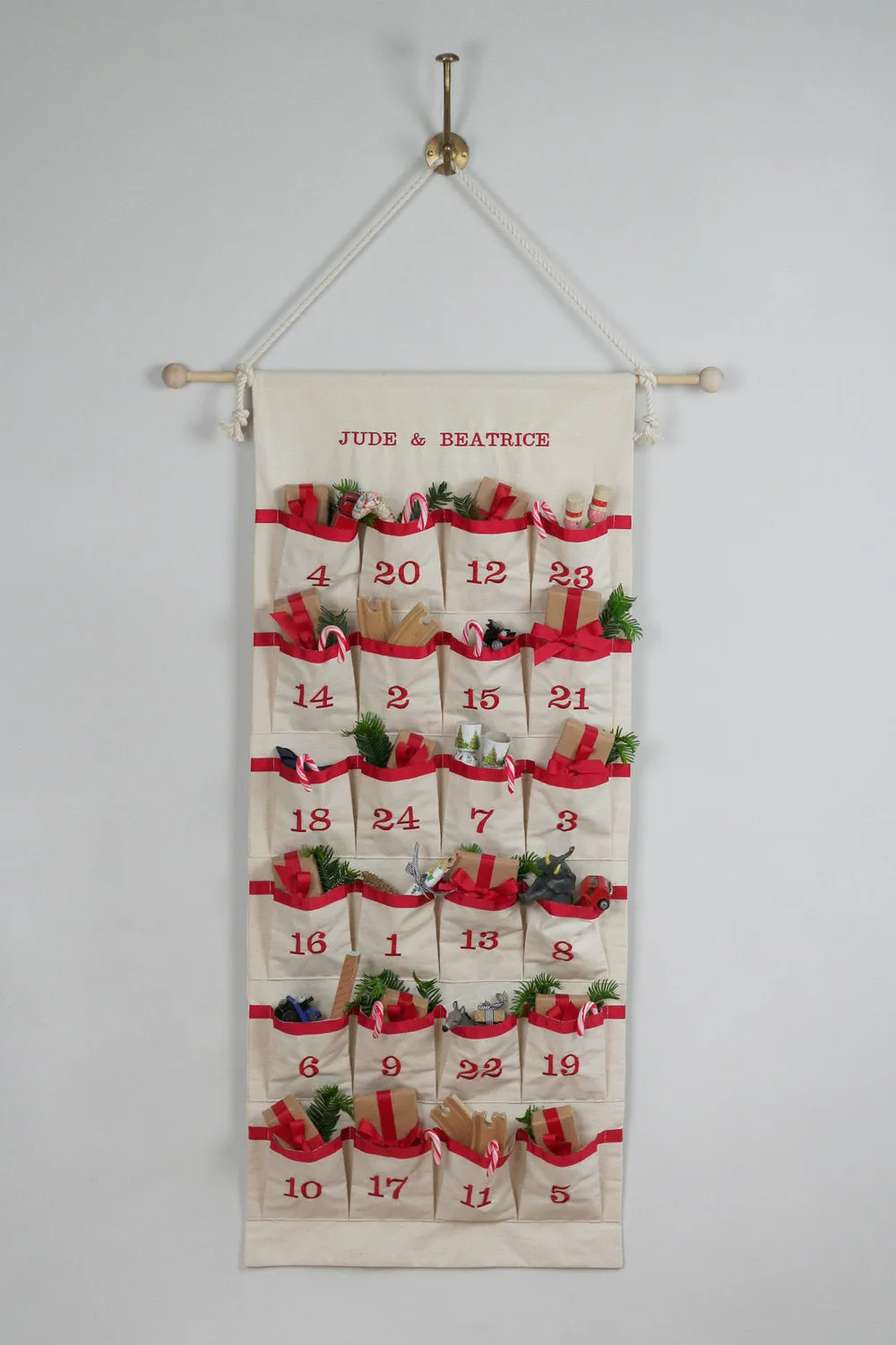 Advent Calendar - Fabric Advent Calendar - Christmas Countdown Calendar