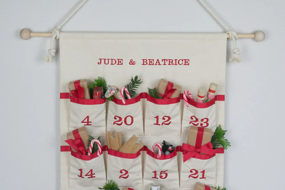 Advent Calendar - Fabric Advent Calendar - Christmas Countdown Calendar