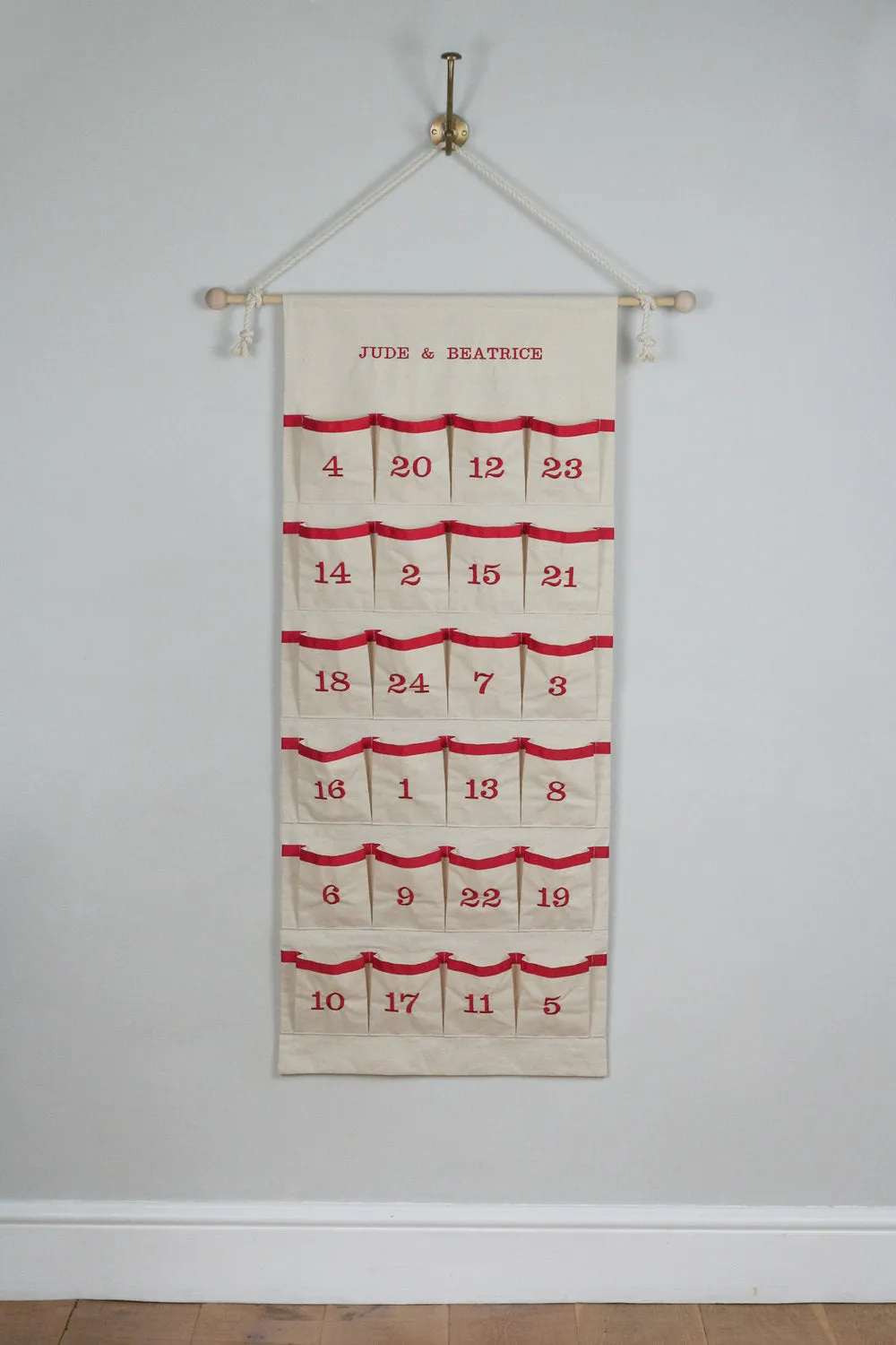 Advent Calendar - Fabric Advent Calendar - Christmas Countdown Calendar