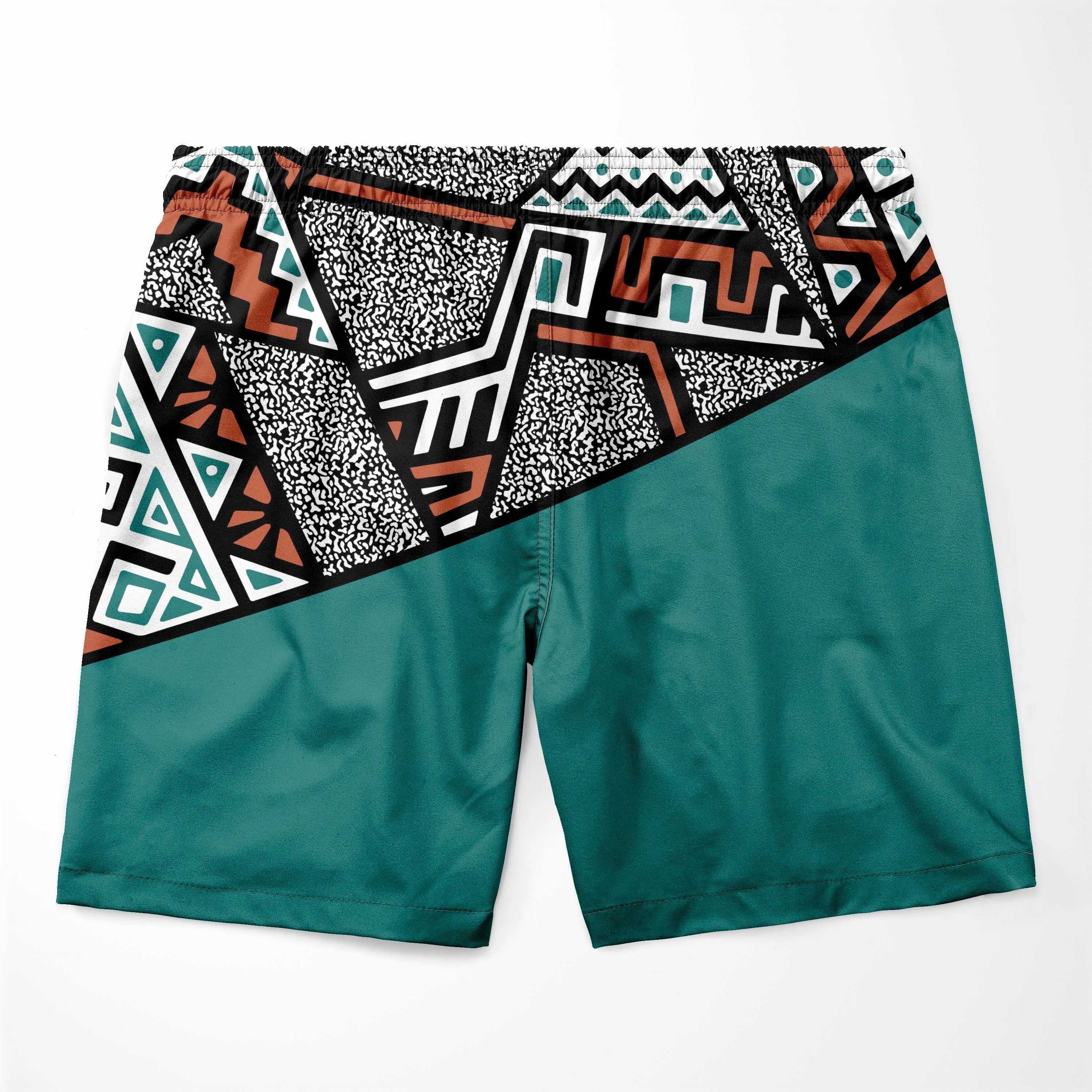 African Geometric Pattern Shorts