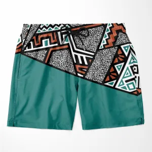 African Geometric Pattern Shorts