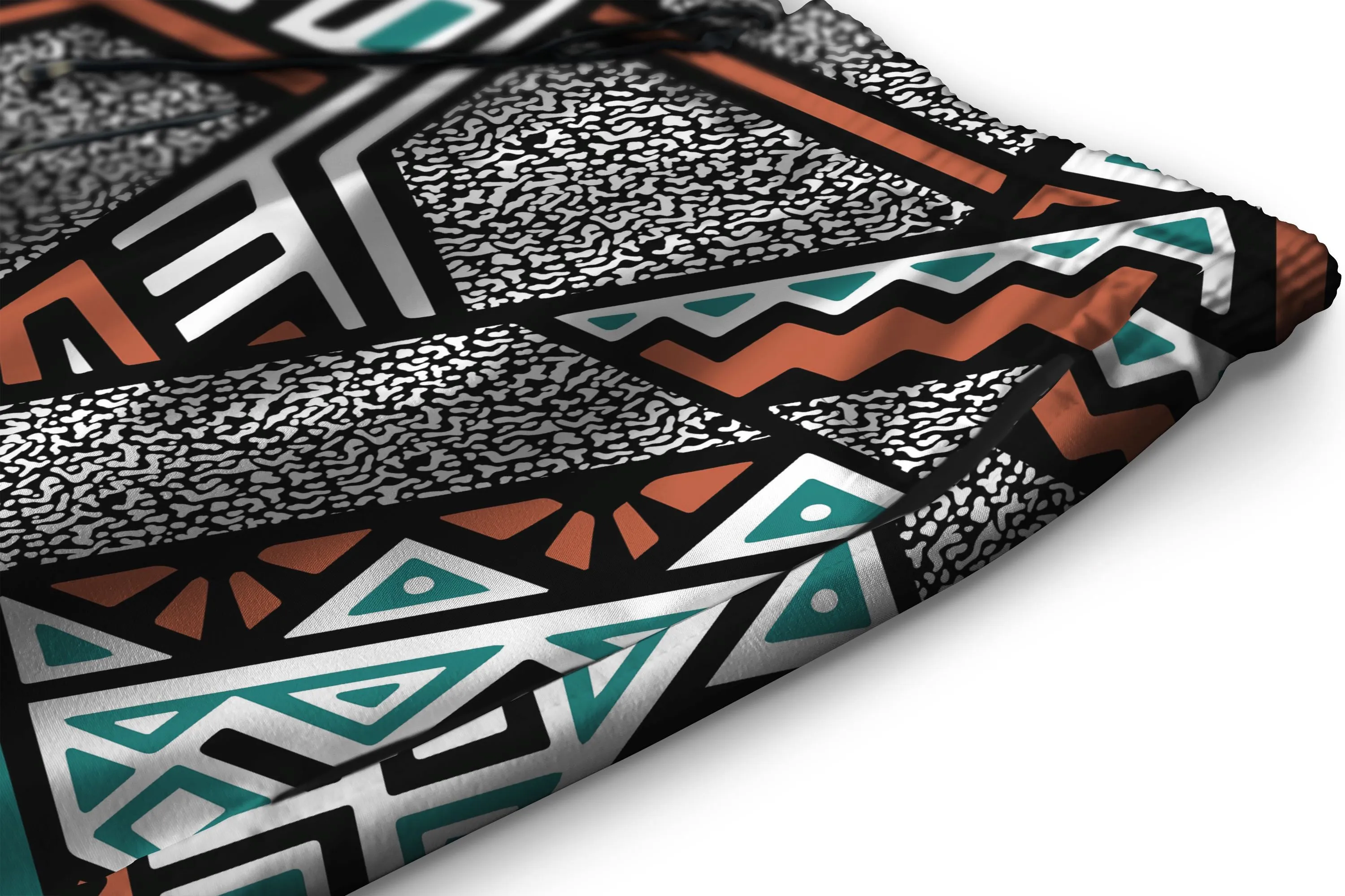 African Geometric Pattern Shorts