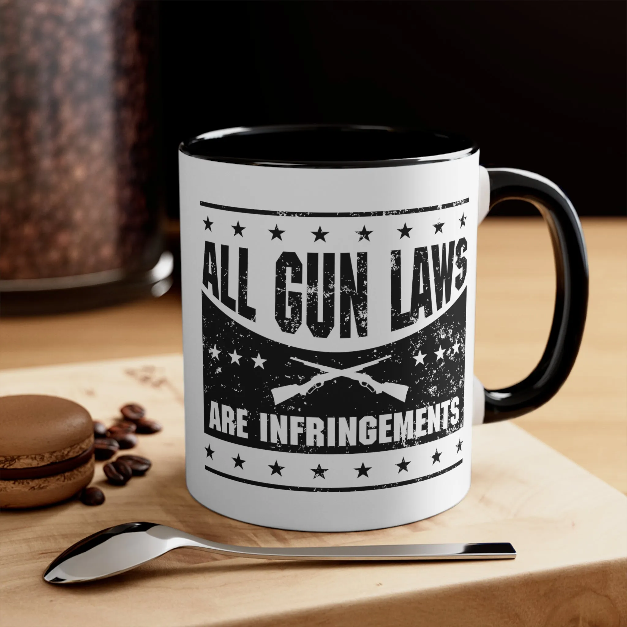 All Gun Laws are Infringement Mug (2 sizes, 3 colors)