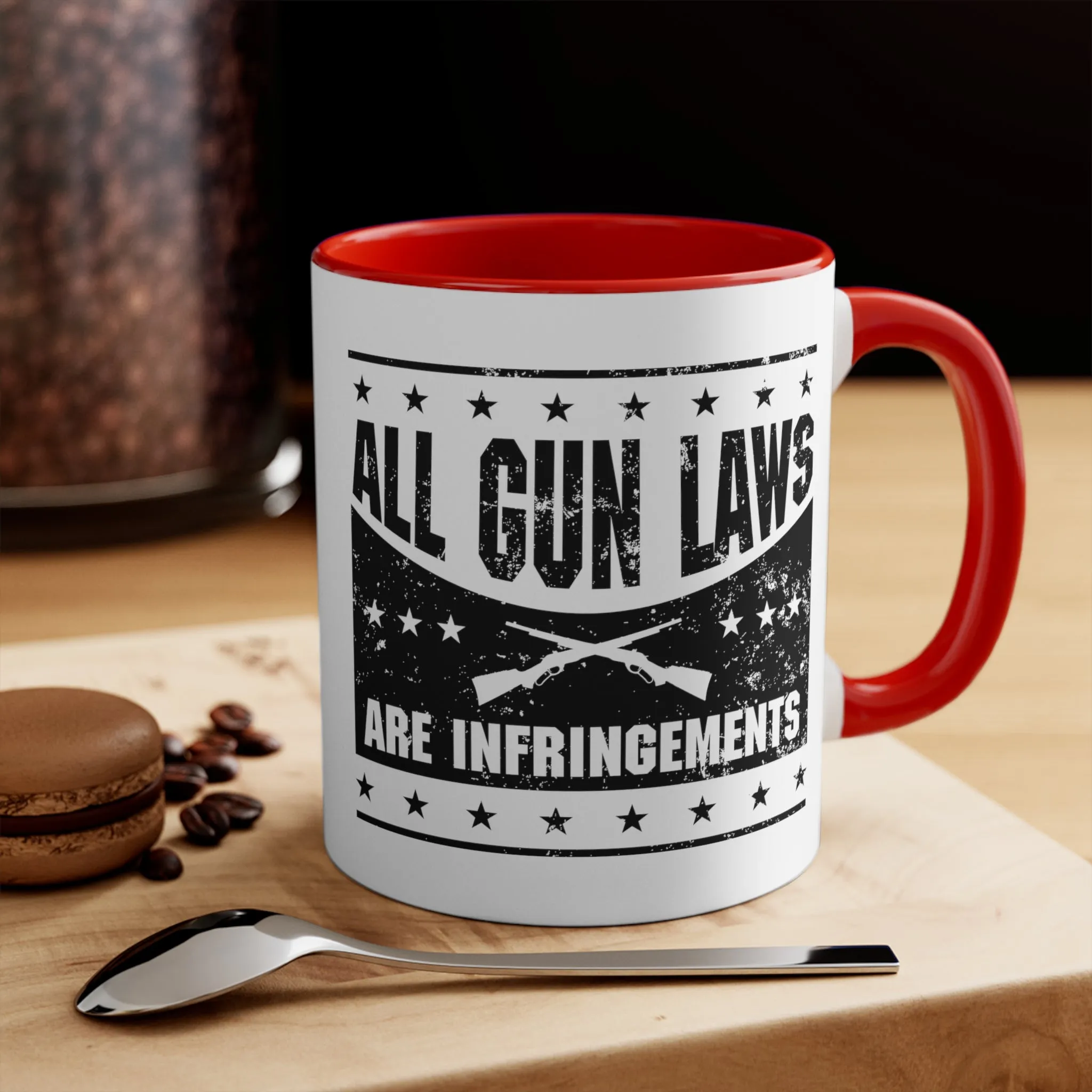 All Gun Laws are Infringement Mug (2 sizes, 3 colors)