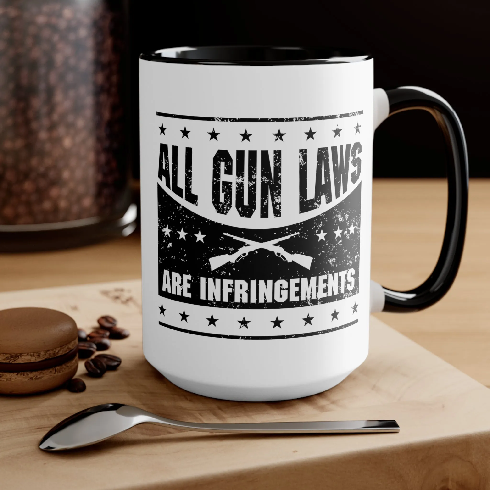 All Gun Laws are Infringement Mug (2 sizes, 3 colors)