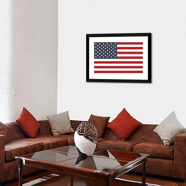 American Flag Canvas Wall Art