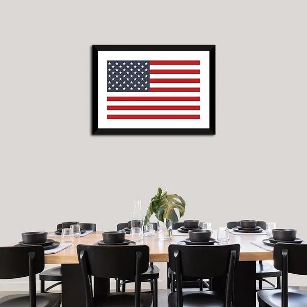 American Flag Canvas Wall Art