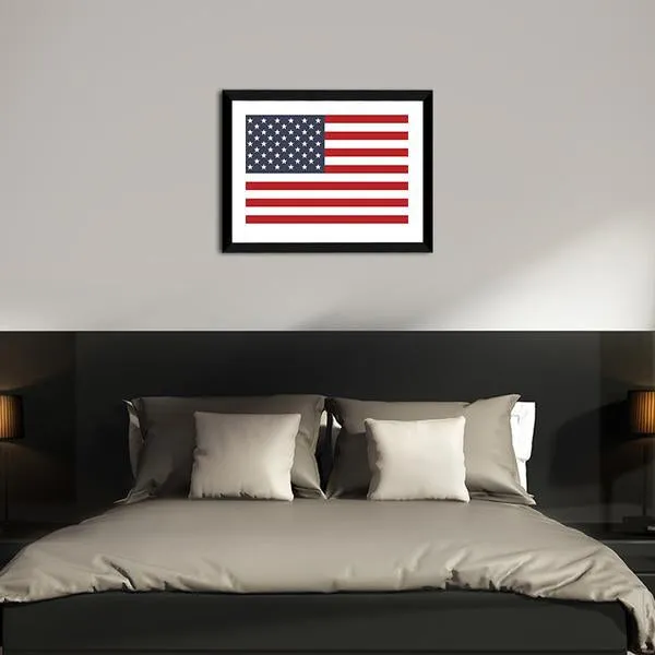 American Flag Canvas Wall Art