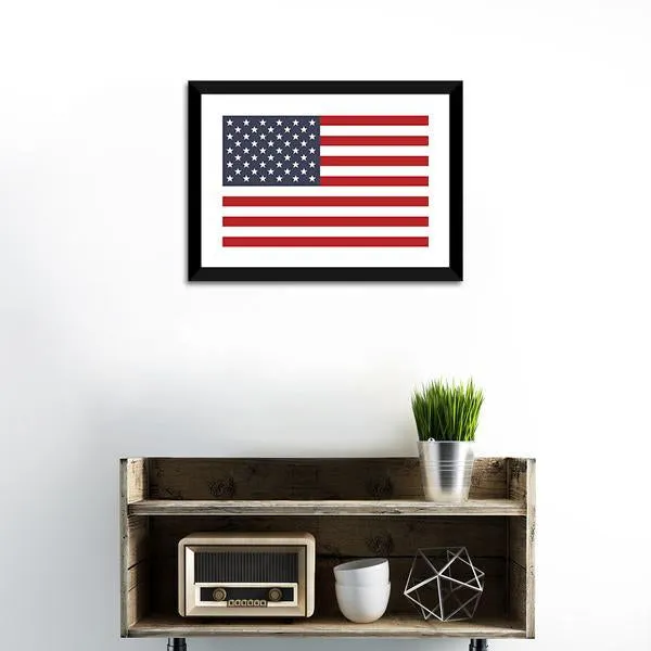 American Flag Canvas Wall Art