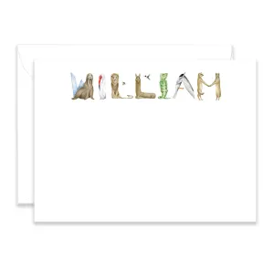 Animals Personalized Stationery