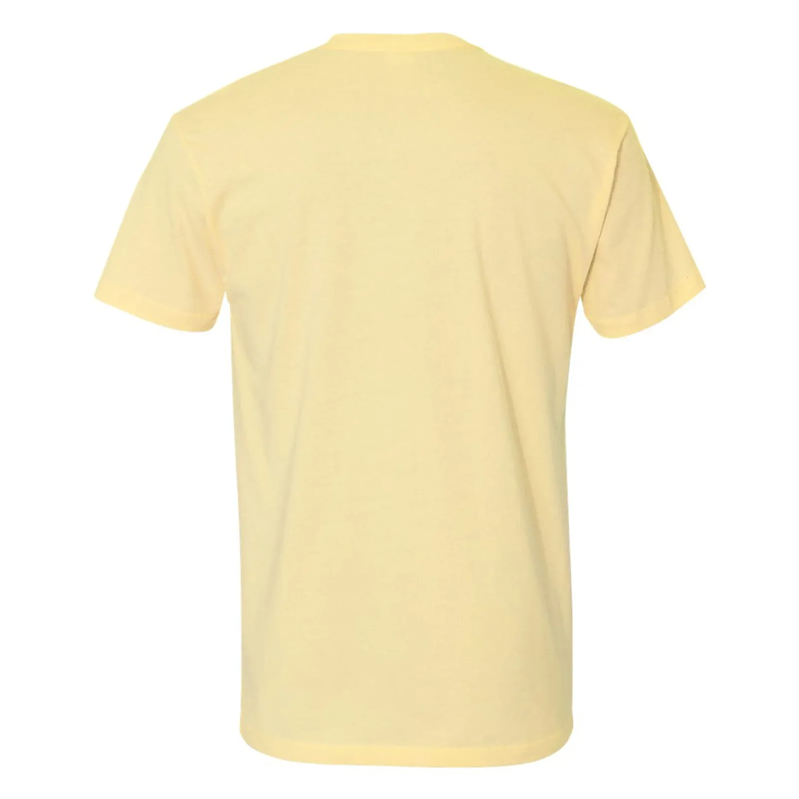 Arch Logo University of Michigan Next Level Premium Short Sleeve T Shirt - Banana Cream