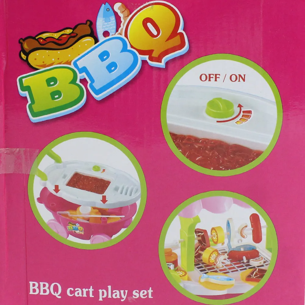 Bbq Cart Play Set 28 Pcs