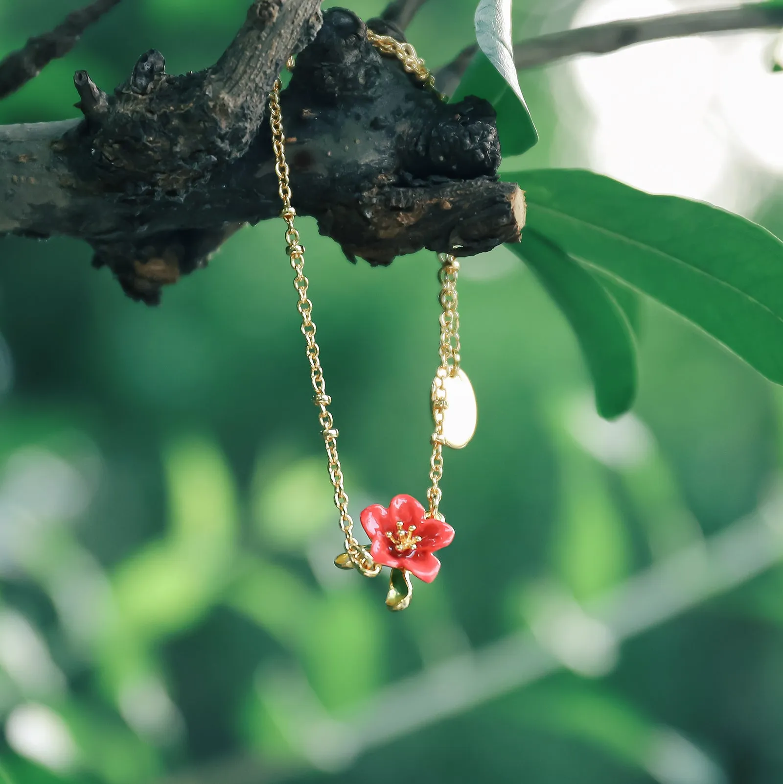 Begonia Flower Bracelet