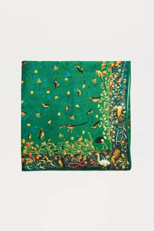 Birds Of A Flock Bandana - Green/combo