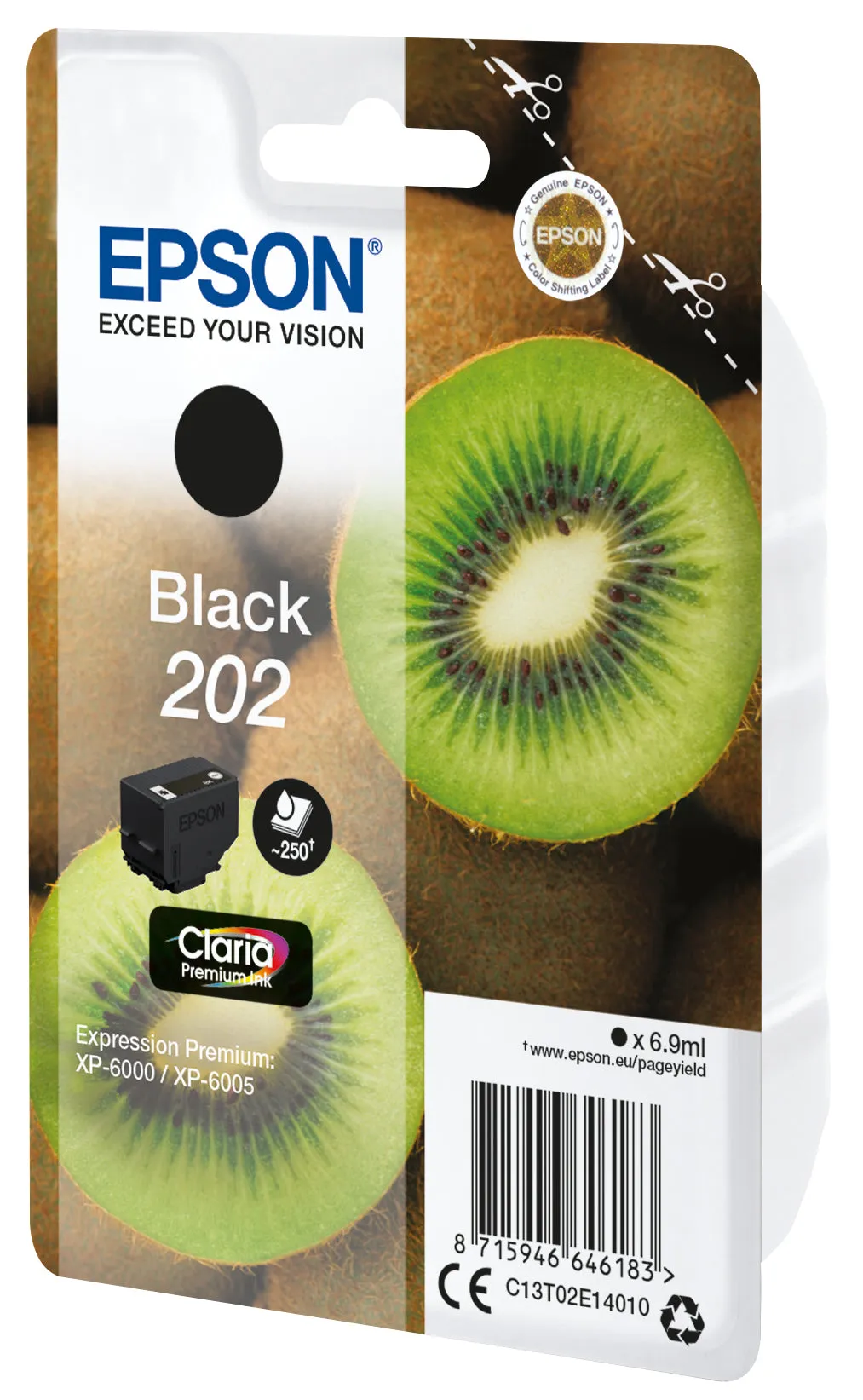 Black 202 Claria Premium Ink