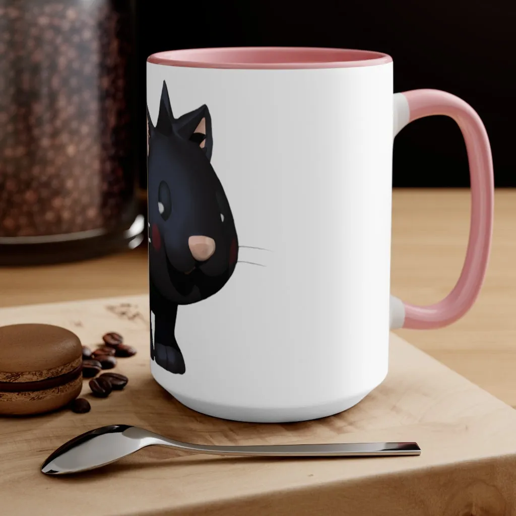 Black Kitty Accent Mug