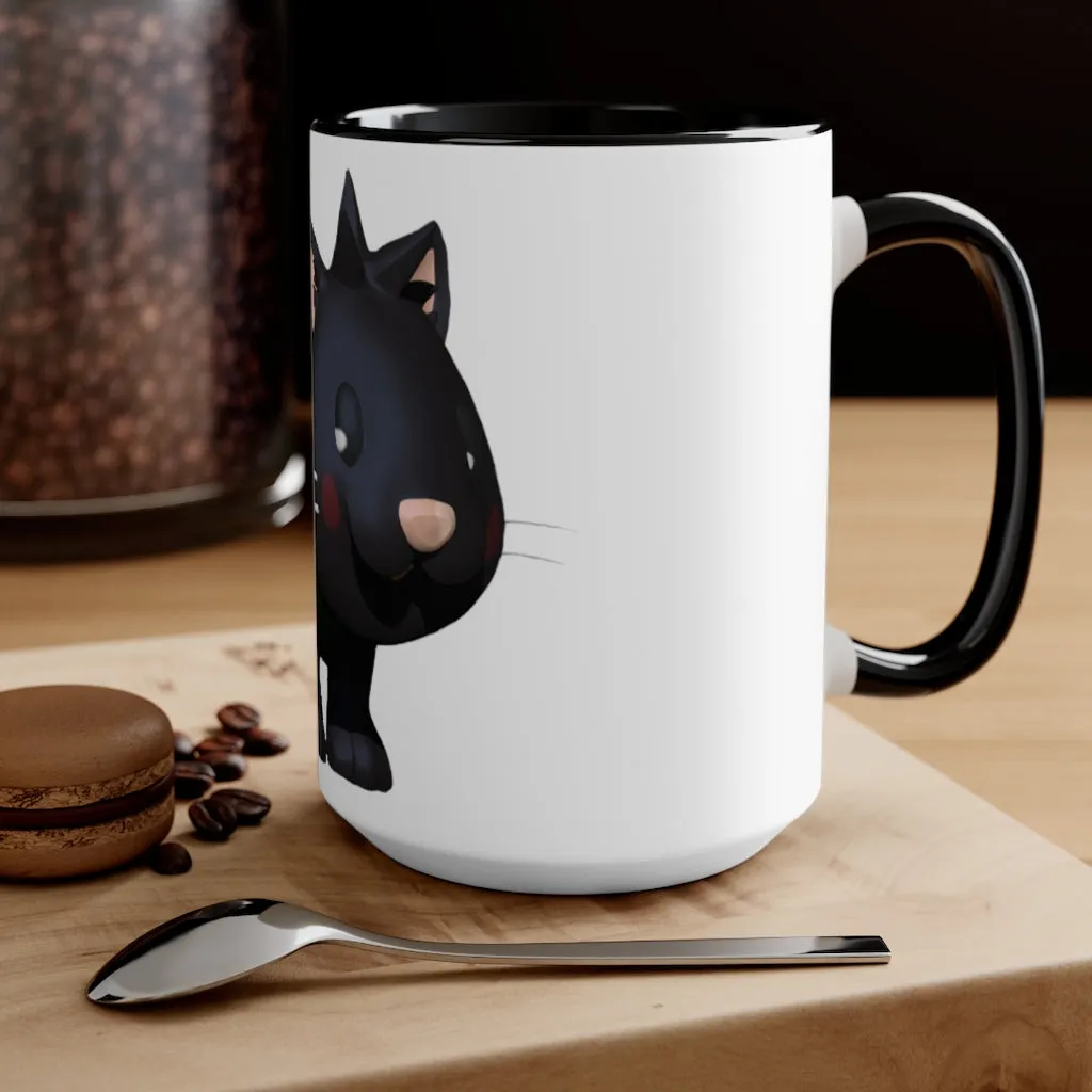 Black Kitty Accent Mug