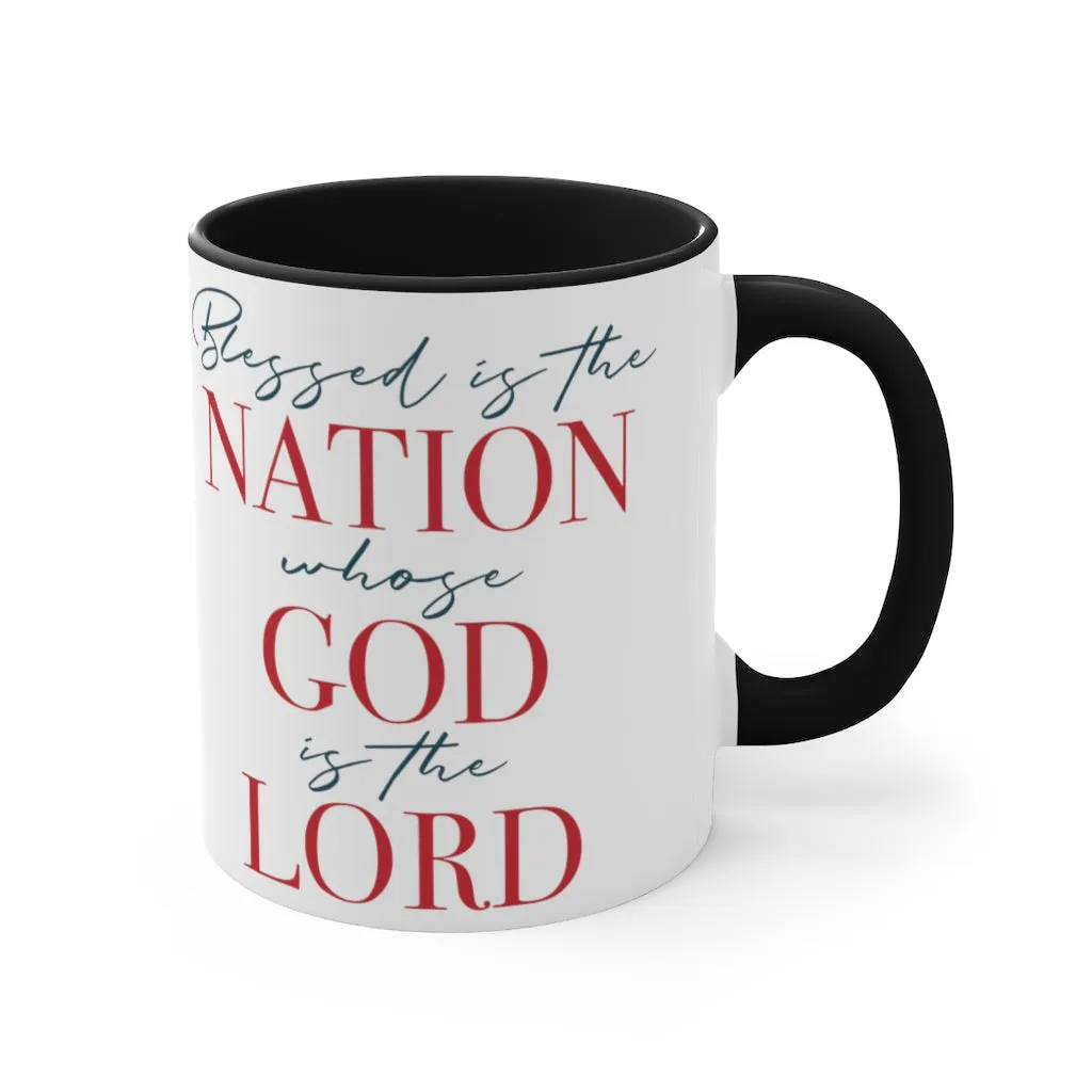 Blessed Nation Mug (2 sizes, 2 colors)