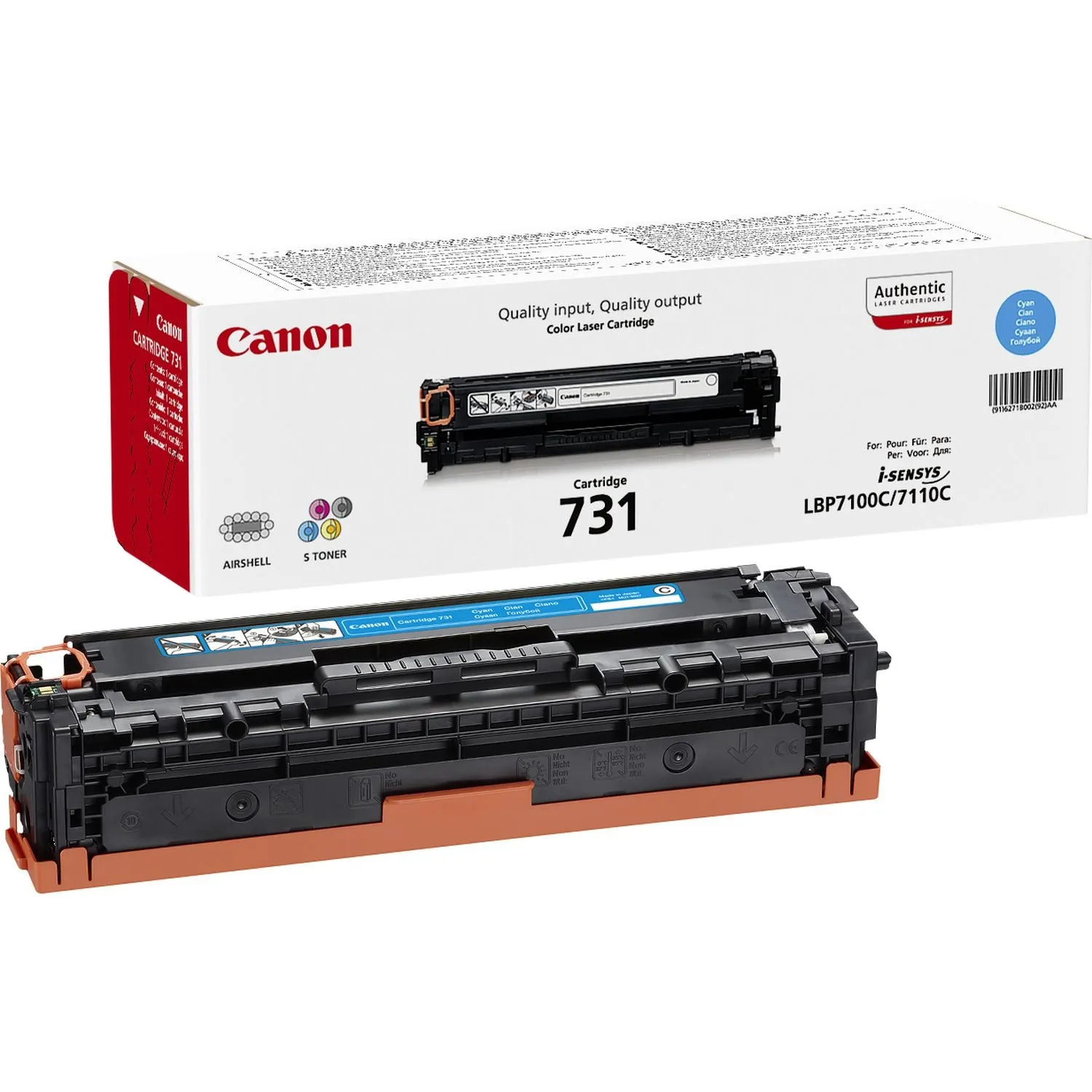 Canon Toner Cartridge 731 C - Cyan