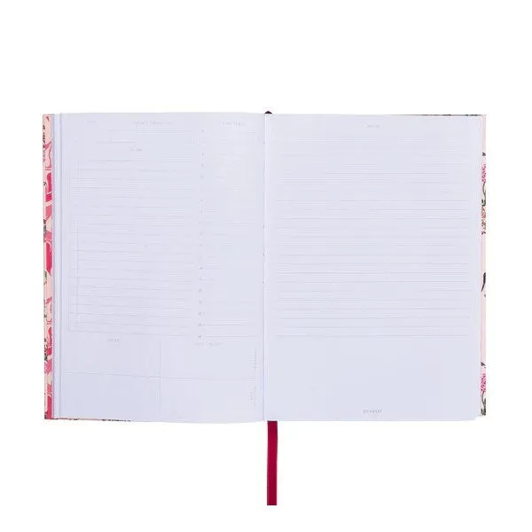 Cath Kidston: A5 Linen Daily Planner Painted Kingdom