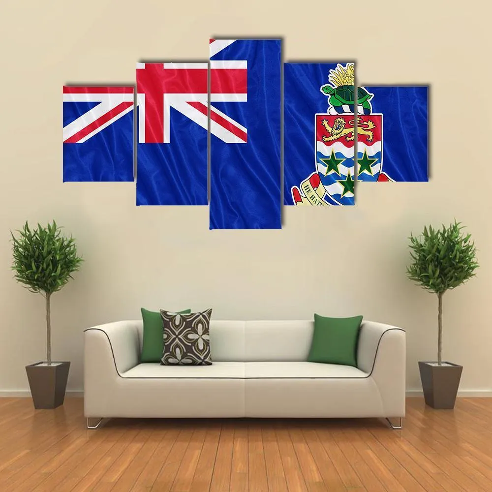 Cayman Islands Flag Canvas Wall Art