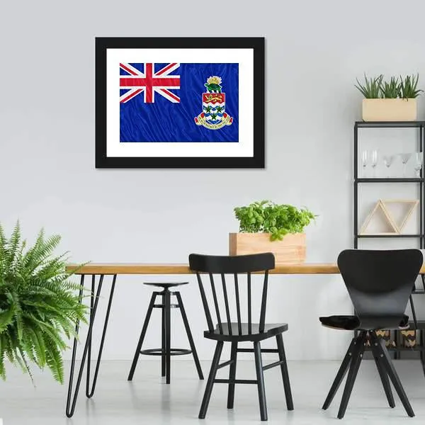 Cayman Islands Flag Canvas Wall Art