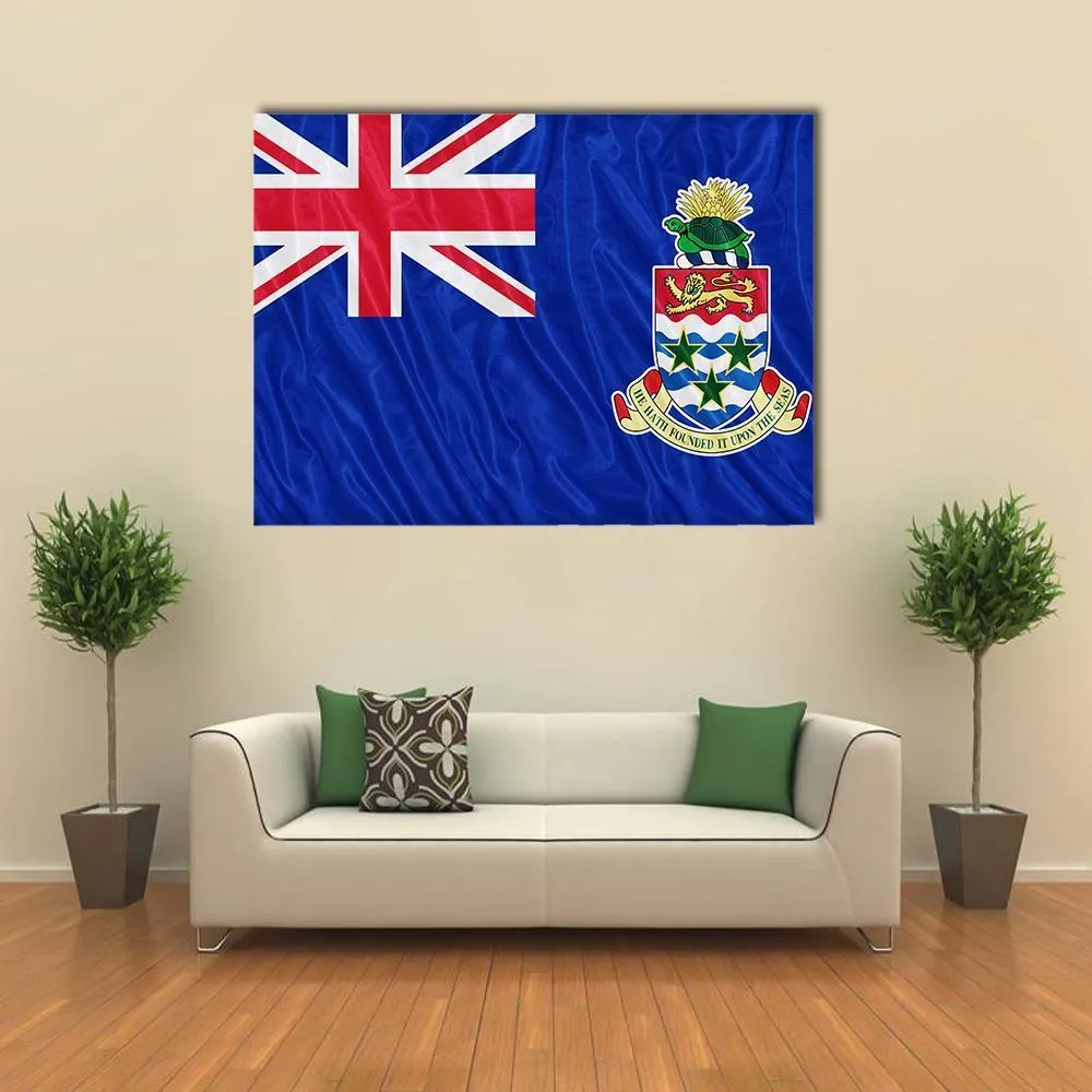 Cayman Islands Flag Canvas Wall Art