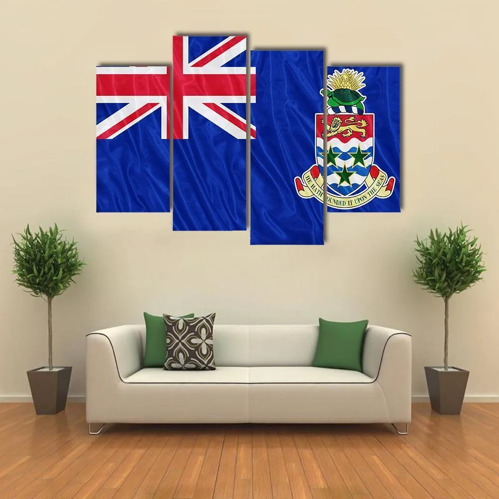 Cayman Islands Flag Canvas Wall Art