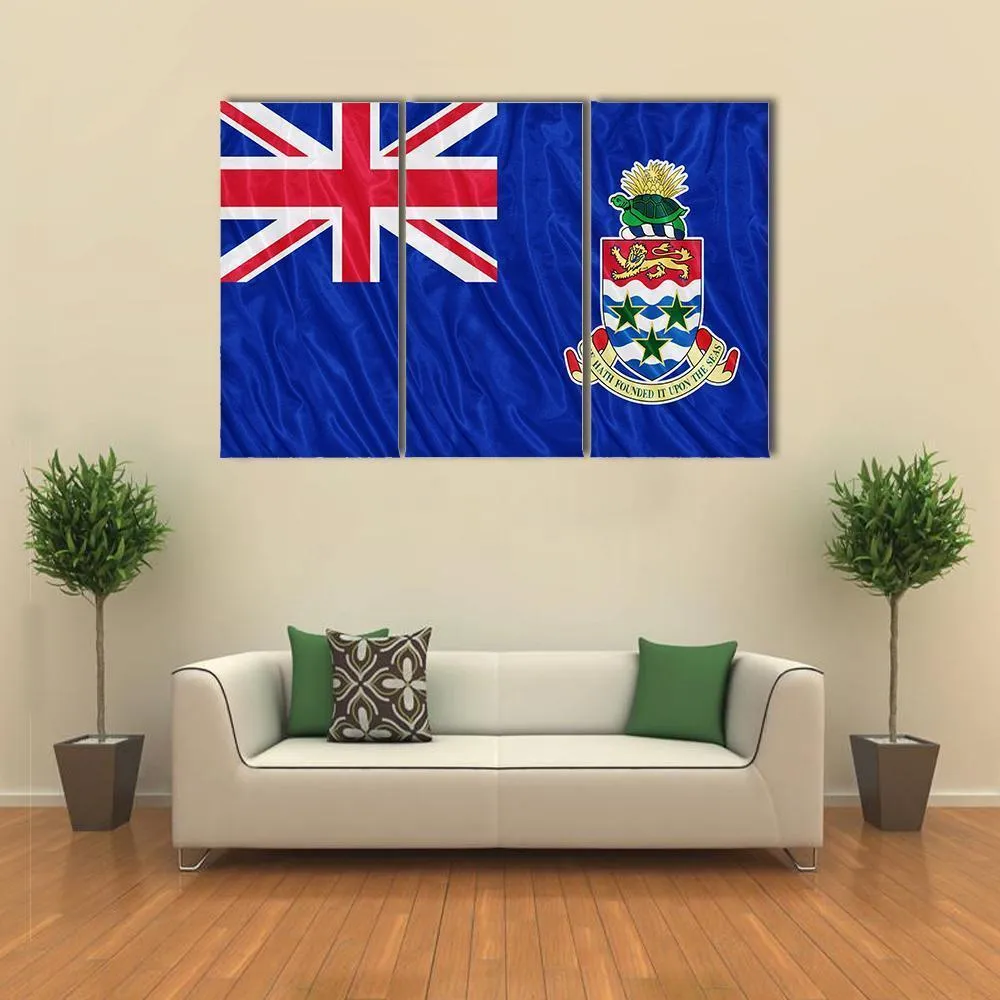 Cayman Islands Flag Canvas Wall Art