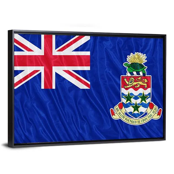 Cayman Islands Flag Canvas Wall Art