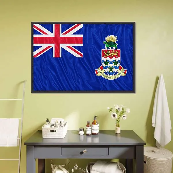 Cayman Islands Flag Canvas Wall Art