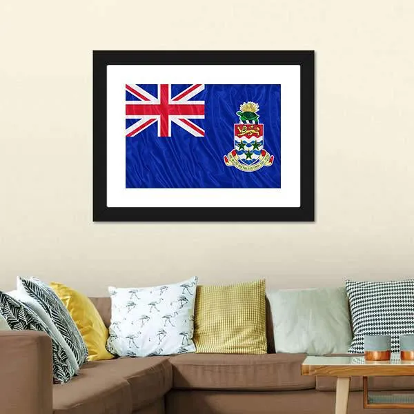 Cayman Islands Flag Canvas Wall Art