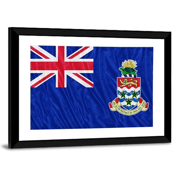 Cayman Islands Flag Canvas Wall Art