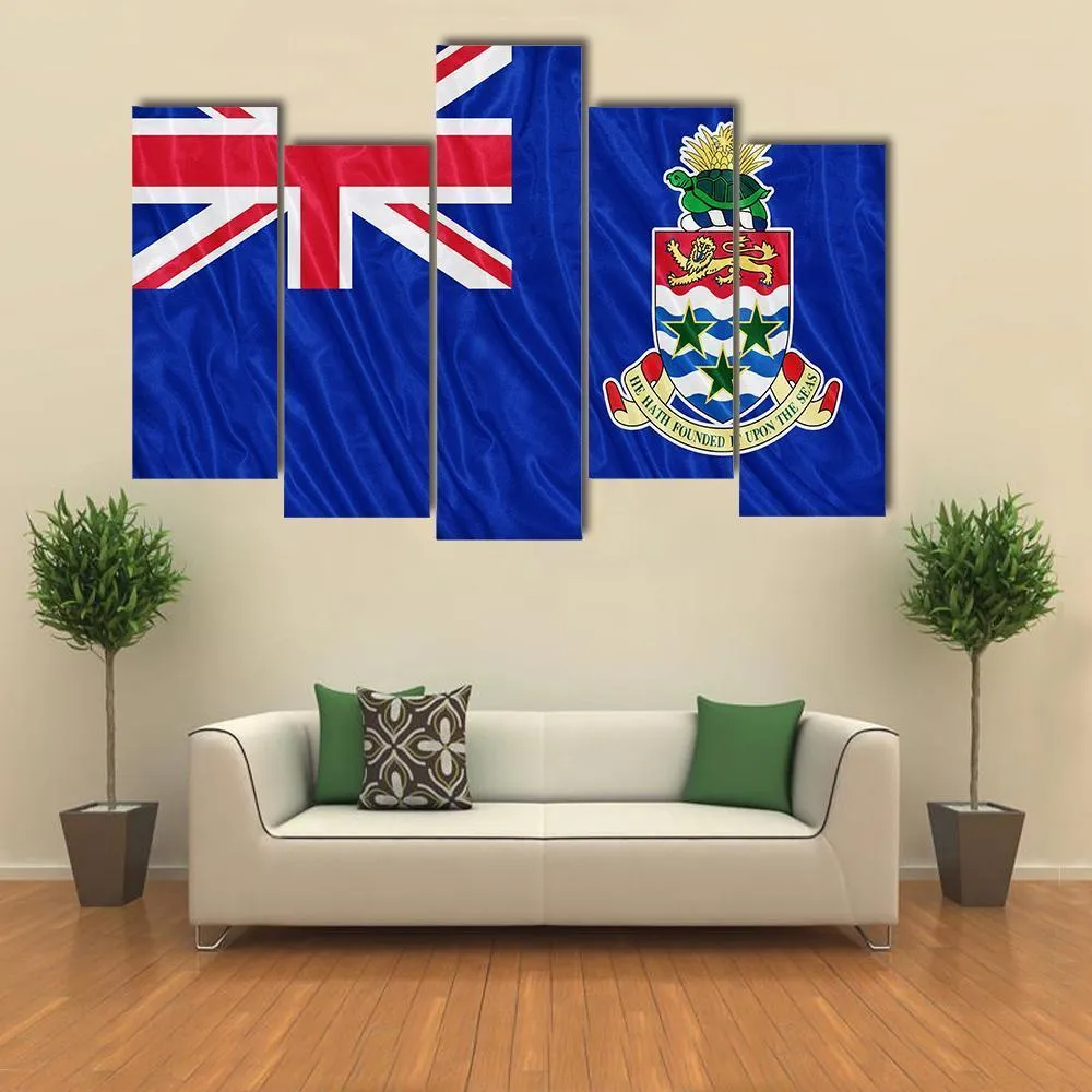 Cayman Islands Flag Canvas Wall Art