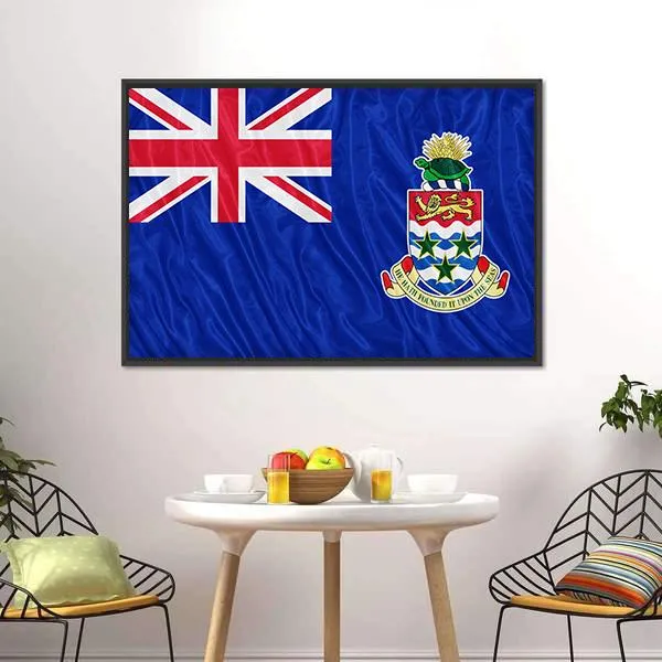 Cayman Islands Flag Canvas Wall Art