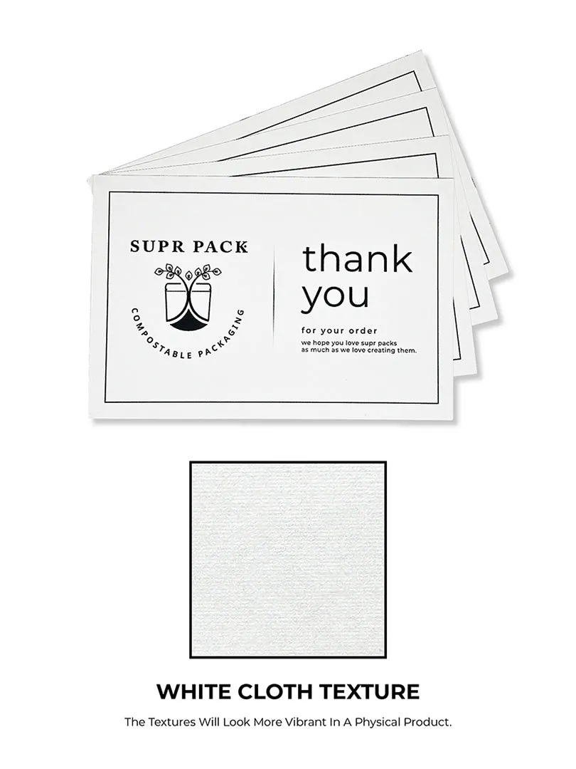 Custom Cards - Eco-Friendly Premium Textured Paper