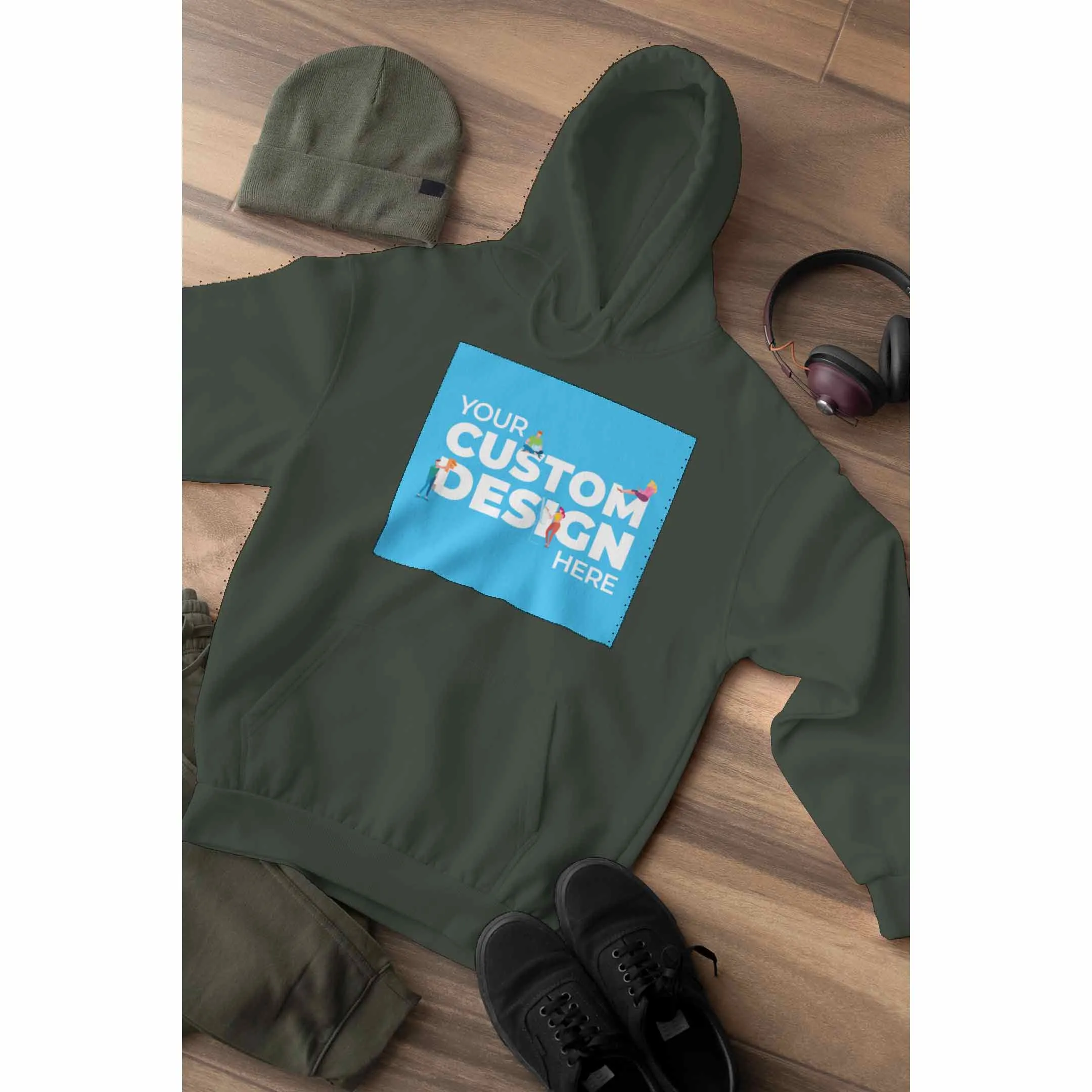 Custom Hoodie (Single Side Printing)