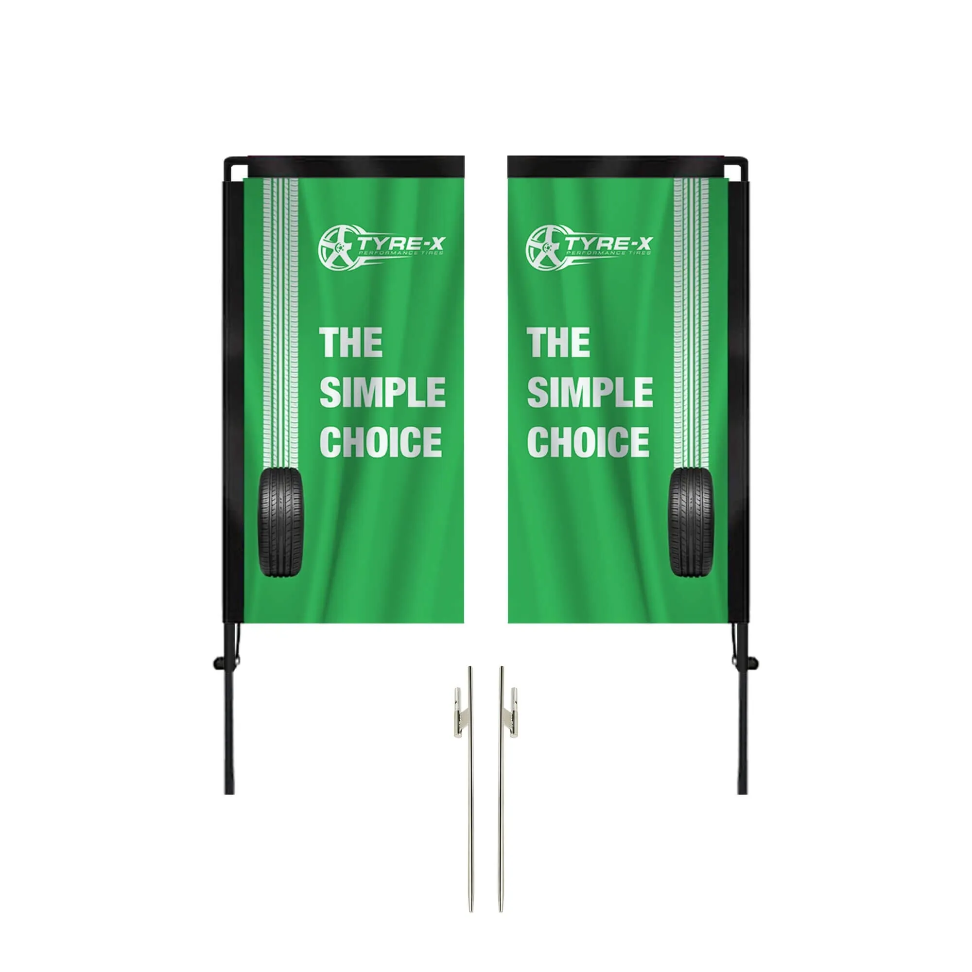 Custom Rectangle Flag Banner